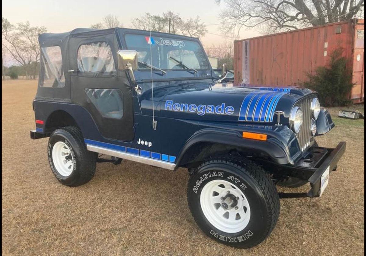 1980 Jeep CJ5 - Black/Blue Decals