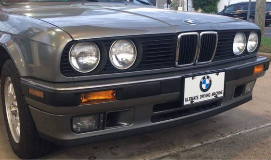 1991 BMW 325i coupe (grey/red)